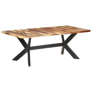 Esstisch Massivholz Honigfarben 200x100 cm