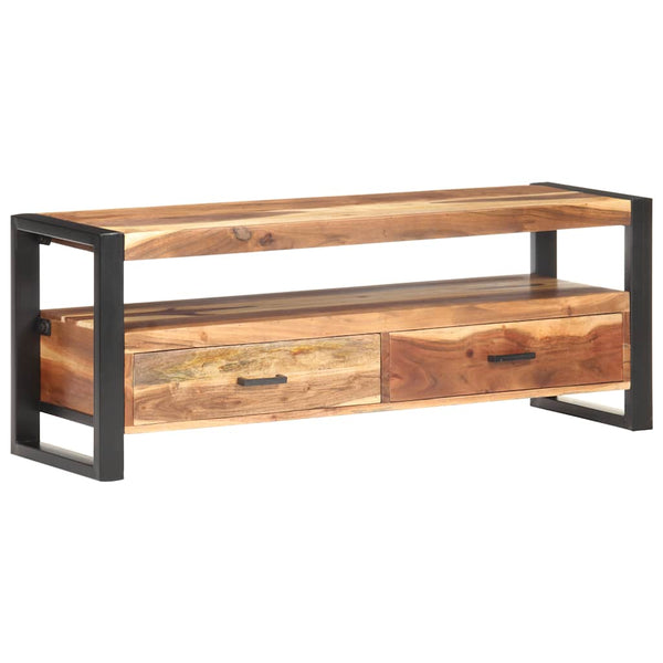 TV-Schrank Massivholz Honigfarben 120 cm
