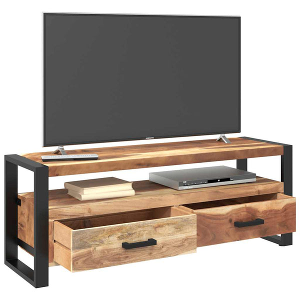 TV-Schrank Massivholz Honigfarben 120 cm