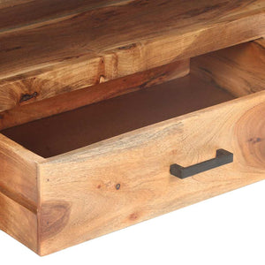 TV-Schrank Massivholz Honigfarben 120 cm