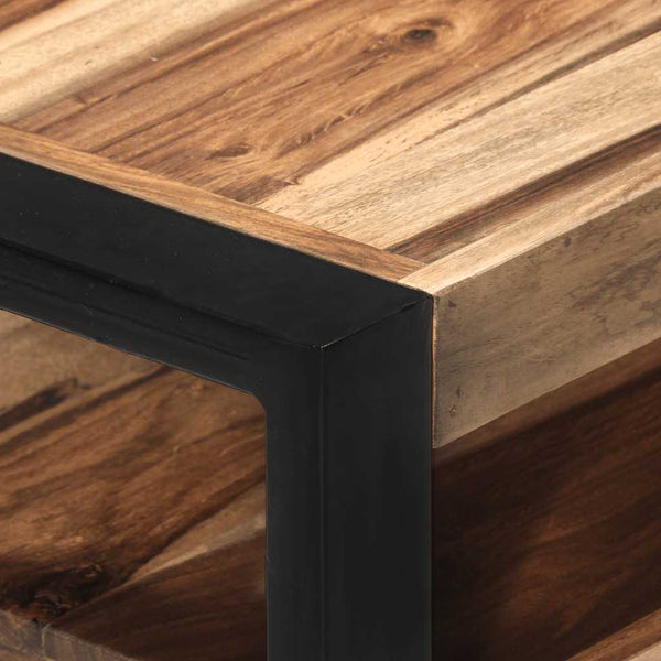 TV-Schrank Massivholz Honigfarben 120 cm