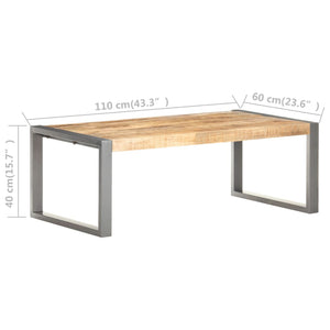 Couchtisch aus Mangoholz, 110x60 cm