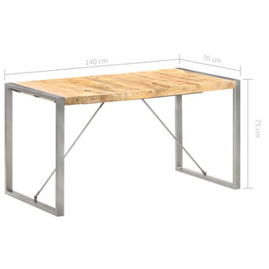 Esstisch Mango Massivholz 140 cm