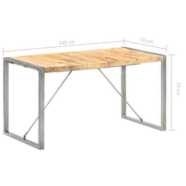 Esstisch Mango Massivholz 140 cm