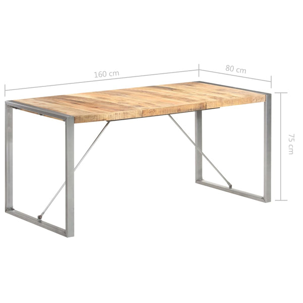 Esstisch Mango Massivholz 160 cm