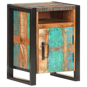 Massivholz Nachttisch Altholz 40x35x55 cm