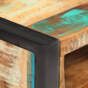 Massivholz Nachttisch Altholz 40x35x55 cm