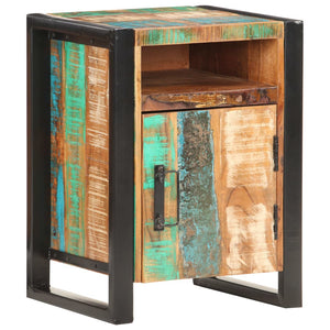 Massivholz Nachttisch Altholz 40x35x55 cm