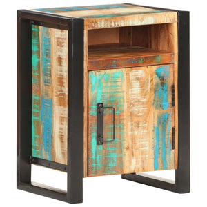 Massivholz Nachttisch Altholz 40x35x55 cm