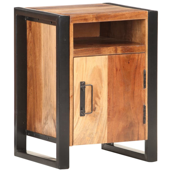Nachttisch Akazie Massivholz 40x35x55 cm