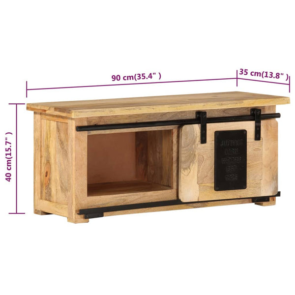 TV-Schrank Mango Massivholz 90 cm