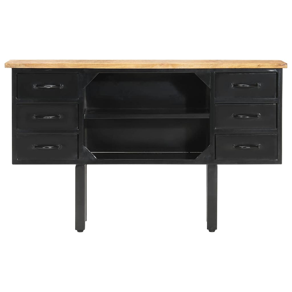 Sideboard aus Mango-Holz und Stahl, 110 cm