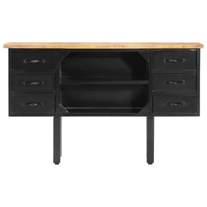 Sideboard aus Mango-Holz und Stahl, 110 cm