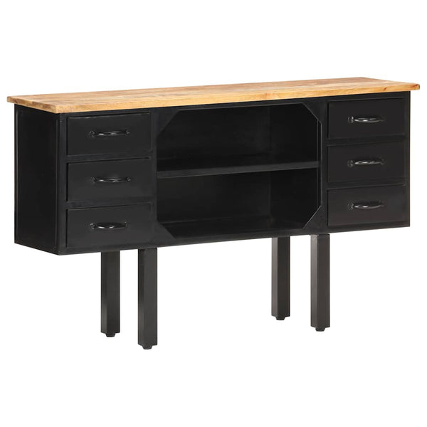 Sideboard aus Mango-Holz und Stahl, 110 cm