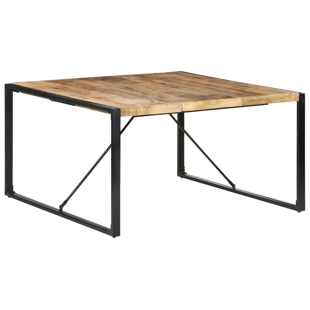 Esstisch Raues Mangoholz 140x140 cm