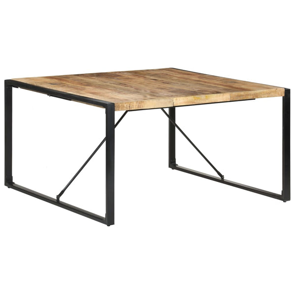 Esstisch Raues Mangoholz 140x140 cm