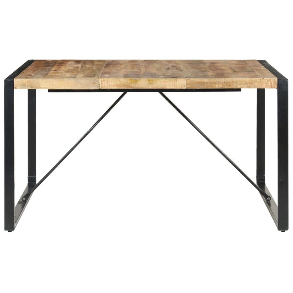 Esstisch Raues Mangoholz 140x140 cm