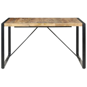 Esstisch Raues Mangoholz 140x140 cm