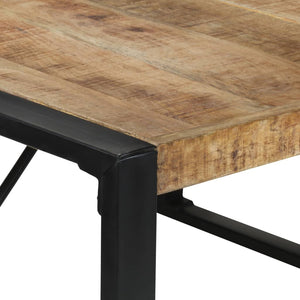 Esstisch Raues Mangoholz 140x140 cm