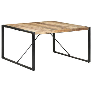 Esstisch Raues Mangoholz 140x140 cm