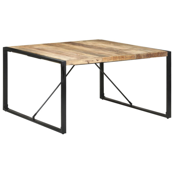Esstisch Raues Mangoholz 140x140 cm