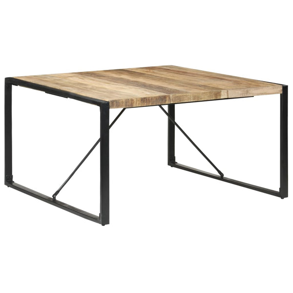 Esstisch Raues Mangoholz 140x140 cm