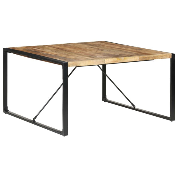 Esstisch Raues Mangoholz 140x140 cm