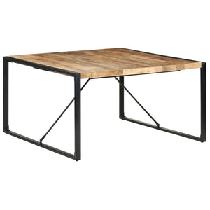 Esstisch Raues Mangoholz 140x140 cm