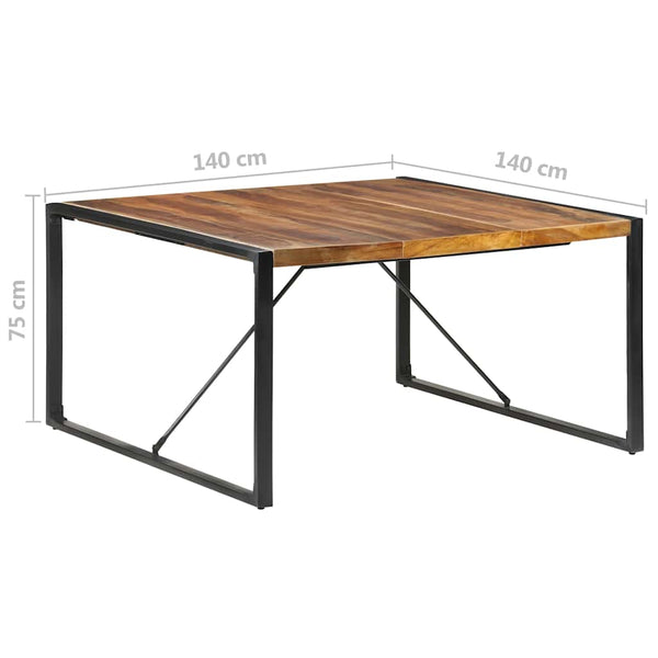 Massivholz Esstisch, 140x140 cm