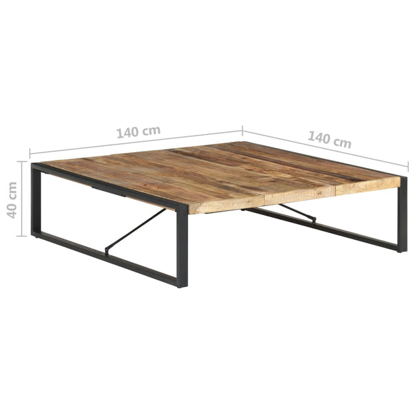 Couchtisch aus Mangoholz, 140x140 cm