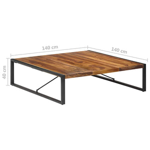Massivholz Couchtisch 140x140 cm