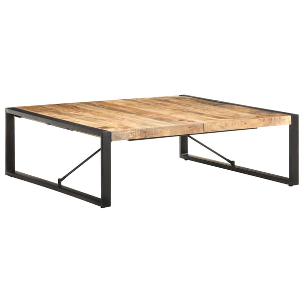 Couchtisch Raues Mangoholz 120x120 cm