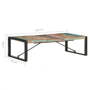 Massiver Altholz Couchtisch 140x70 cm