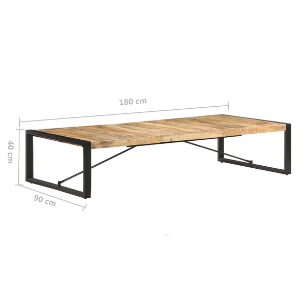 Couchtisch 180x90 cm Mango Massivholz