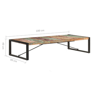 Couchtisch Altholz Massiv 180x90 cm
