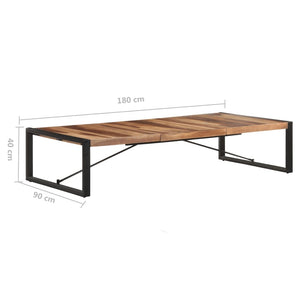 Massivholz Couchtisch 180x90 cm