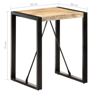 Esstisch 60x60 cm Mango Massivholz