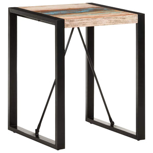 Esstisch 60x60 cm Recyceltes Massivholz