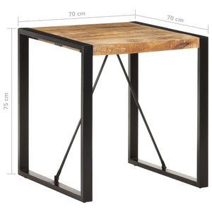 Esstisch 70x70 cm Mango Massivholz