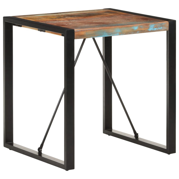Esstisch 70x70 cm Recyceltes Massivholz
