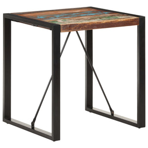 Esstisch 70x70 cm Recyceltes Massivholz