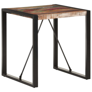 Esstisch 70x70 cm Recyceltes Massivholz