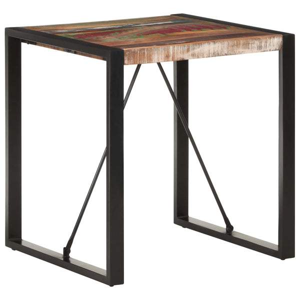 Esstisch 70x70 cm Recyceltes Massivholz