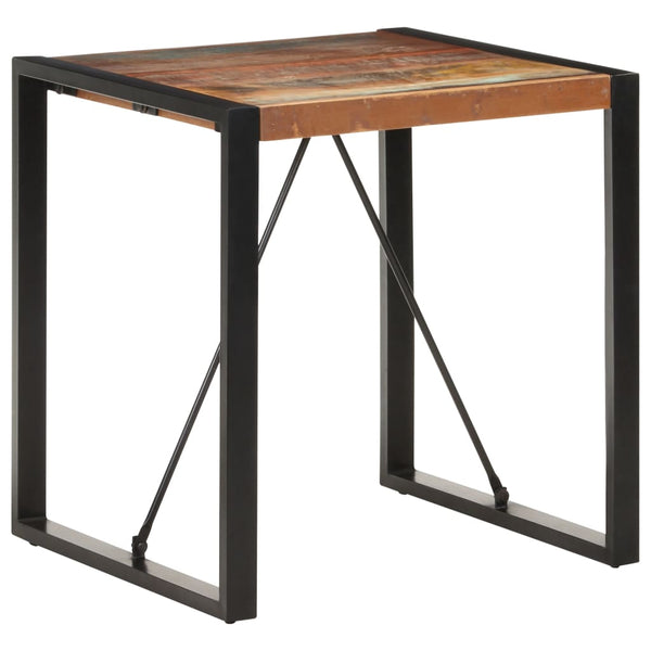 Esstisch 70x70 cm Recyceltes Massivholz