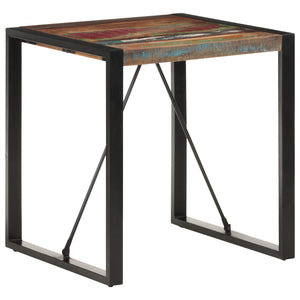 Esstisch 70x70 cm Recyceltes Massivholz