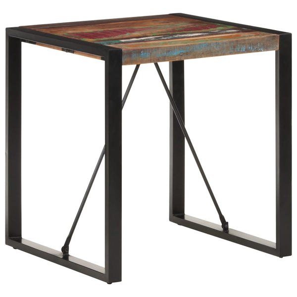 Esstisch 70x70 cm Recyceltes Massivholz