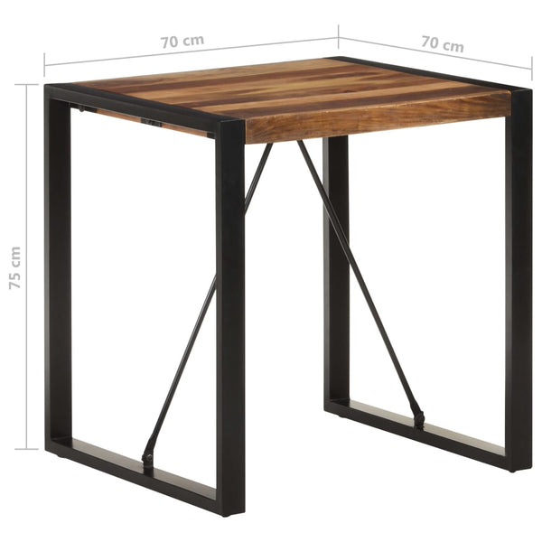 Akazienholz Esstisch 70x70 cm