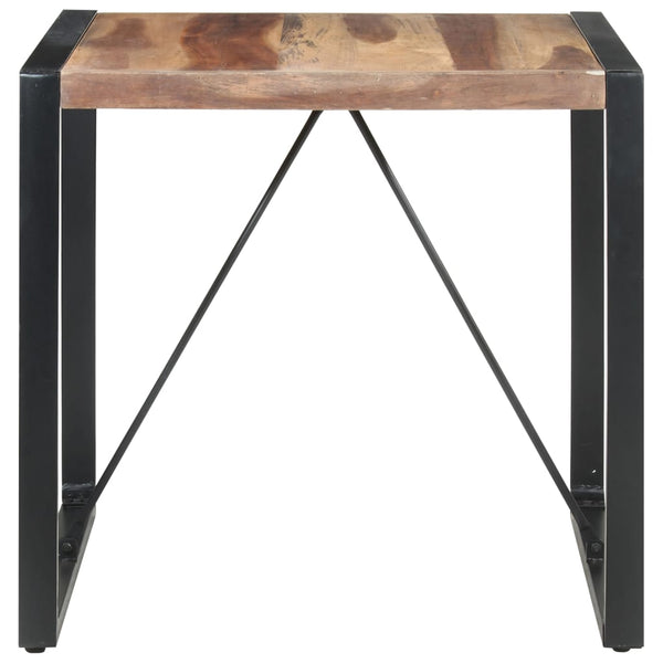 vidaXL Table de salle à manger 80x80x75 cm en bois massif
