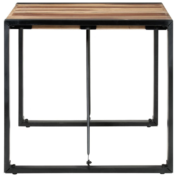 vidaXL Table de salle à manger 80x80x75 cm en bois massif