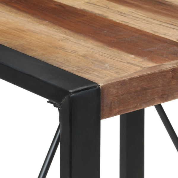 vidaXL Table de salle à manger 80x80x75 cm en bois massif